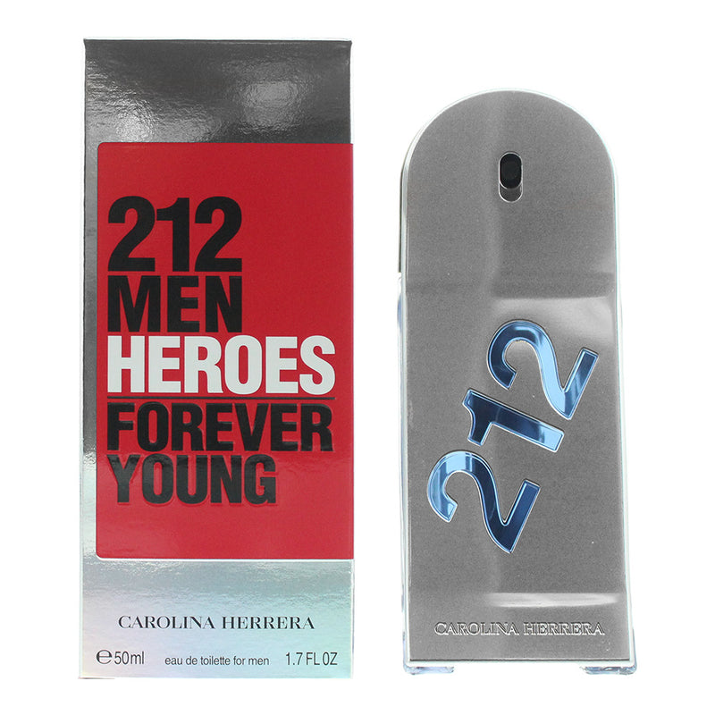Carolina Herrera 212 Men Heroes Forever Young Eau De Toilette 50ml
