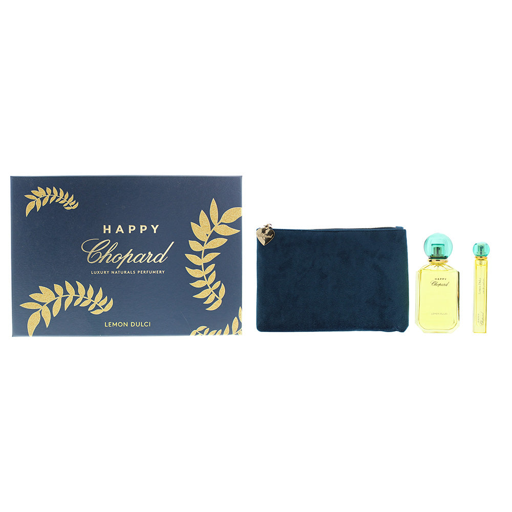Chopard Happy Chopard Lemon Dulci 3 Piece Gift Set: Eau De Parfum 100m
