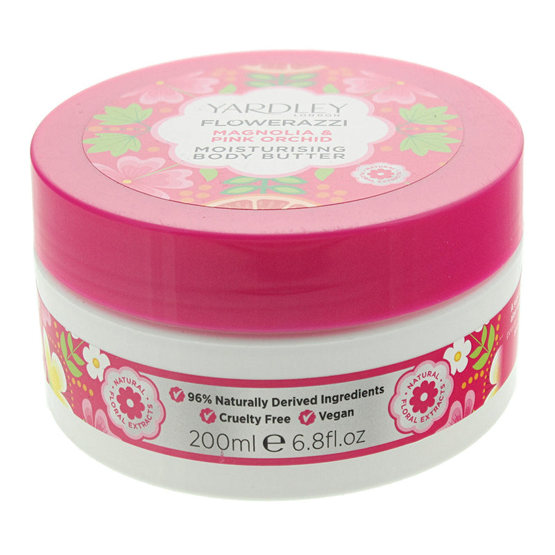 Yardley Flowerazzi Magnolia  Pink Orchid Body Butter 200ml