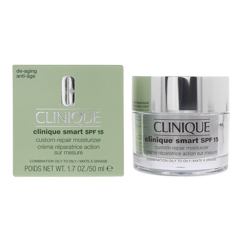 Clinique Smart SPF 15 Combination Oily To Oily Custom-Repair Moisturiser 50ml