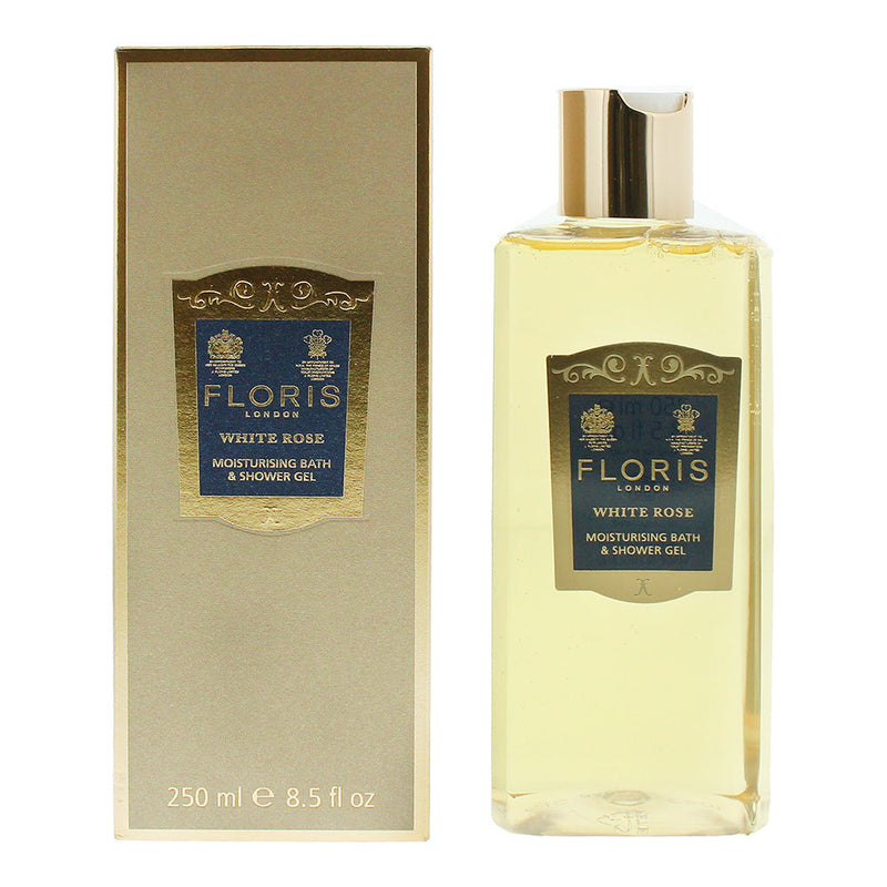 Floris London White Rose Moisturising Bath  Shower Gel 250ml
