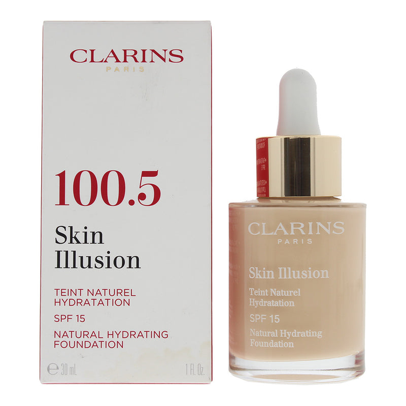 Clarins Skin Illusion Natural Hydrating Foundation SPF 15 100.5 Cream 30ml
