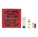 Givenchy L'interdit 3 Pcs:  Eau de Parfum 80ml - Body Lotion 75ml - Le Rouge Deep Velvet Lipstick 1.5g