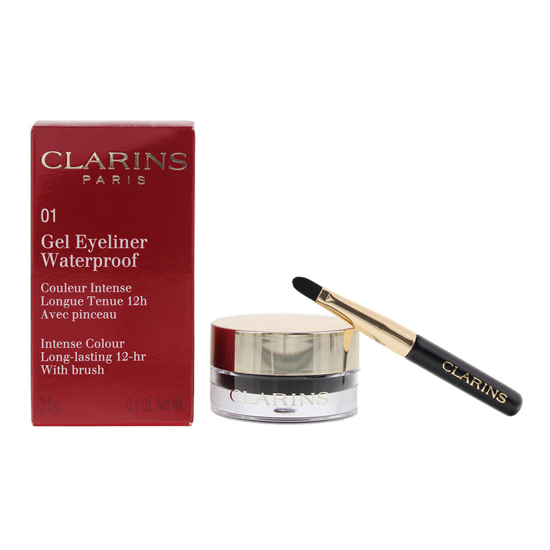 Clarins Gel Eyeliner Waterproof Intense Colour Long Lasting 12H with Brush