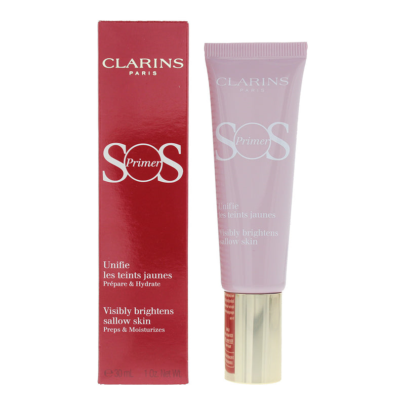 Clarins SOS Primer Visibly Brightens Sallow Skin 05 Lavender 30ml