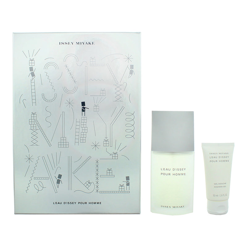 Issey Miyake L'eau D'issey Pour Homme Eau De Toilette 2 Piece Gift Set: Eau De Toilette 75ml - Shower Gel 50ml For Him