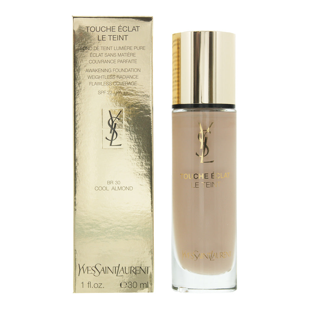Yves Saint Laurent Touche Éclat BR30 Cool Almond Foundation Spf 22 30m