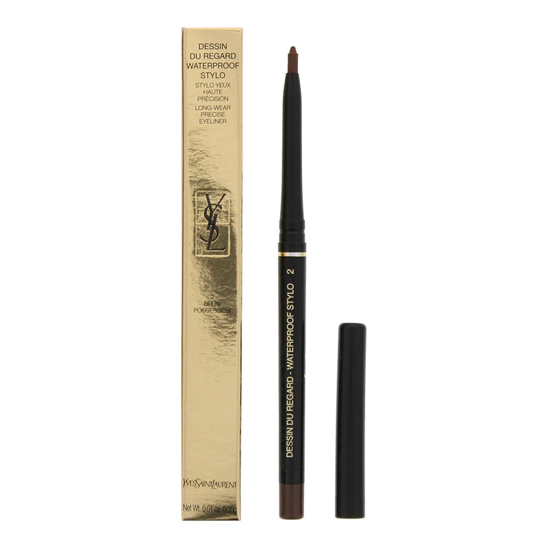 Yves Saint Laurent Dessin Du Regard Waterproof 02 Brun Possession Eye