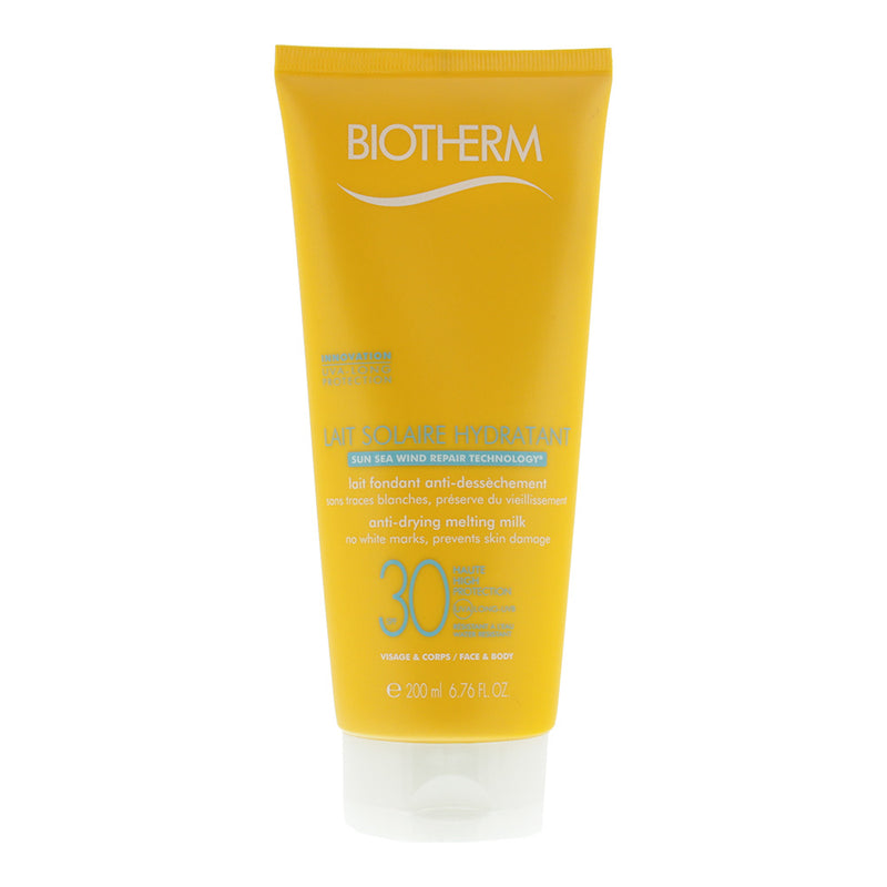 Biotherm Spf 30 For Face And Body Anti-Drying Melting Milk 200ml