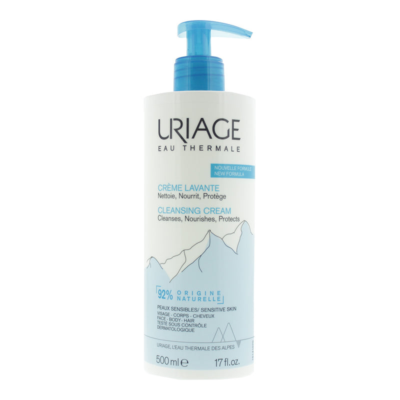Uriage Eau Thermale  Cleansing Cream For Face, Body & Hair 500ml