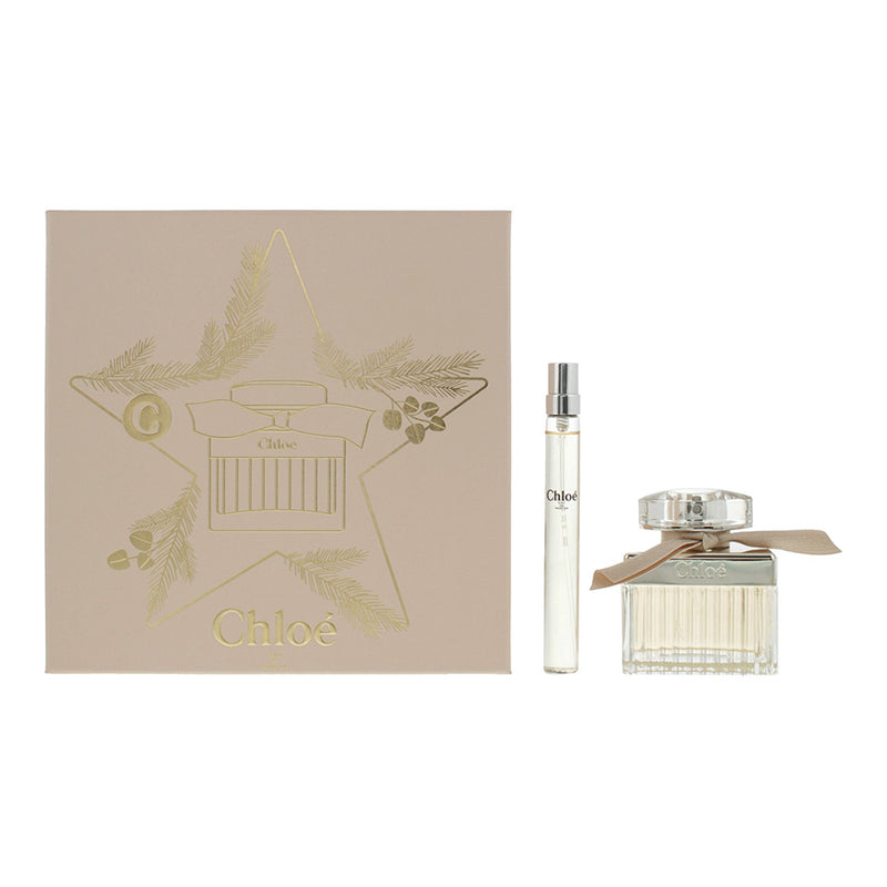 Chloé 2 Piece Gift Set: Eau De Parfum 50ml - Eau De Parfum 10ml For Her