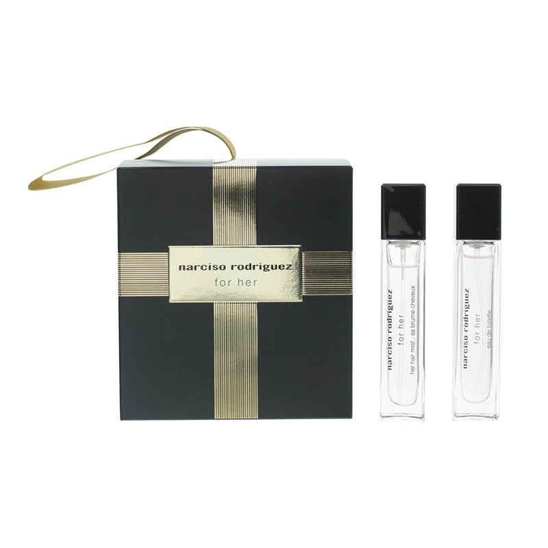 Narciso Rodriguez For Her 2 Piece Gift Set: Eau De Toilette 10ml - Hair Mist 10ml