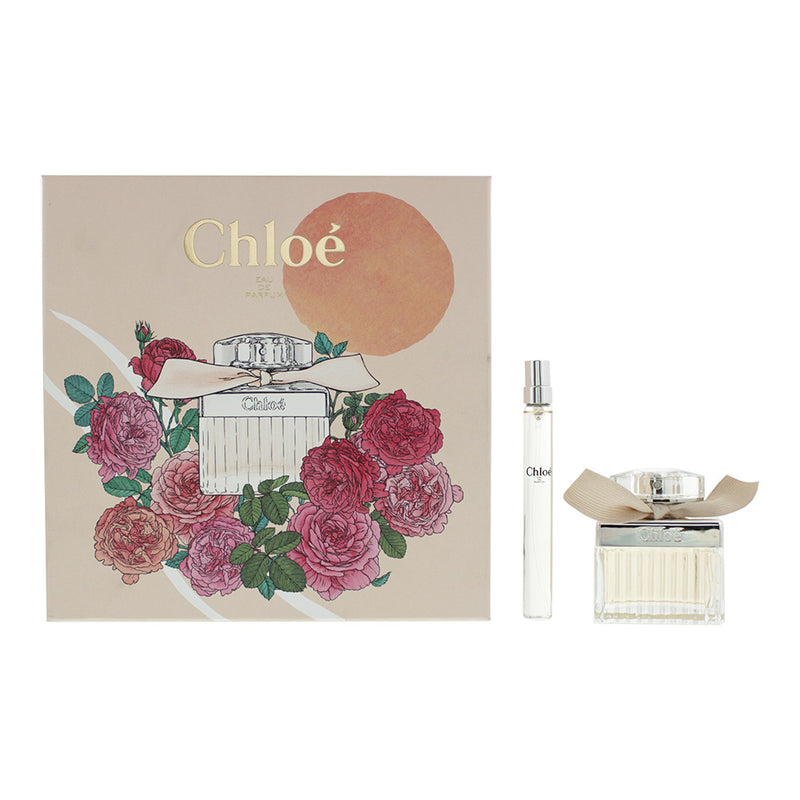 Chloé 2 Piece Gift Set: Eau De Parfum 50ml - Eau De Parfum 10ml