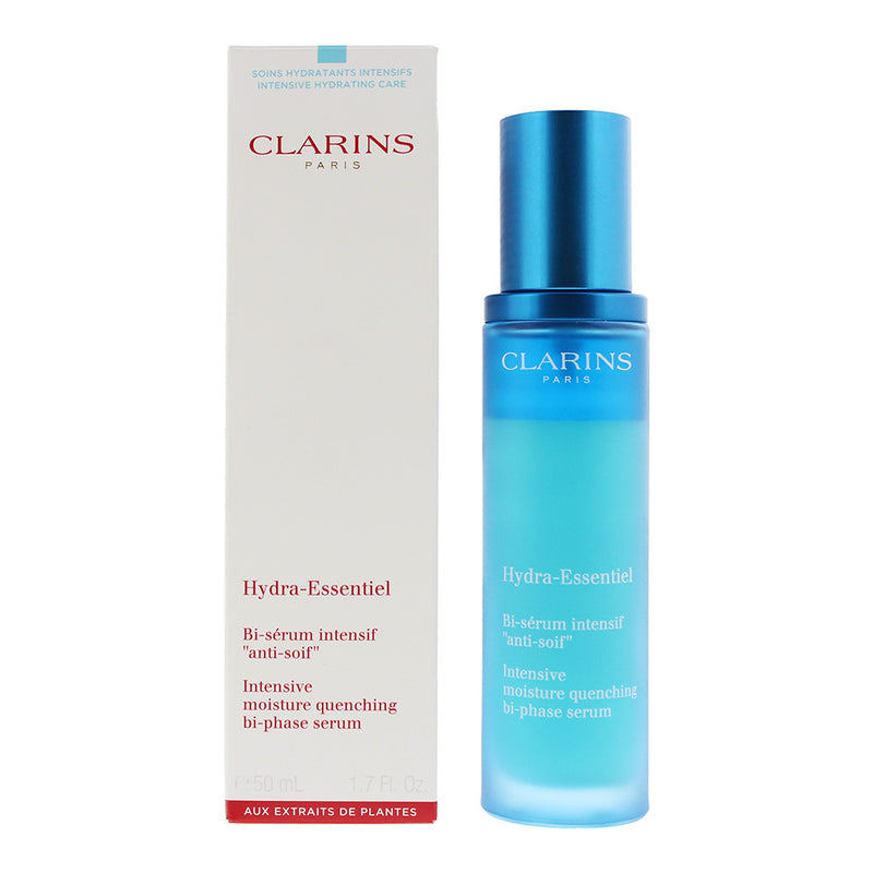 Clarins Hydra-Essentiel Intensive Moisture Quenching Bi-Phase Serum Normal to Dry Skin 50ml