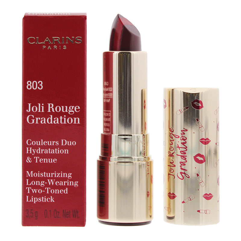 Clarins Joli Rouge Gradation 803 Plum Lipstick 3.5g