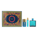 Versace Eros 3 Piece Gift Set: Eau De Toilette 100ml - Deodorant Stick 75ml - Eau De Toilette 10ml