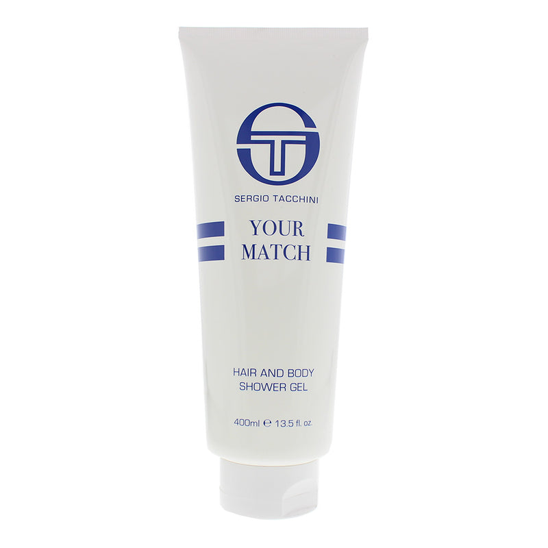 Sergio Tacchini Your Match Hair And Body Shower Gel 400ml