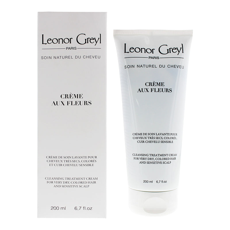 Leonor Greyl Creme Aux Fleurs Cleansing Treatment Cream For Very Dry, Colored Hair And Sensitive Scalp 200ml