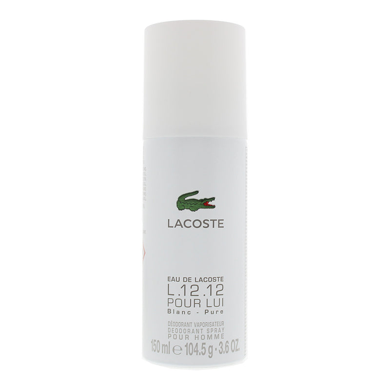 Lacoste Eau De Lacoste L.12.12 Pour Lui Blanc - Pure Deodorant Spray 150ml