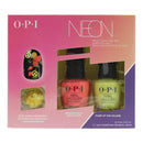 OPI Neon Bright Bokeh Gift Set Nail Polish 2 X 15ml & Decorations 1g