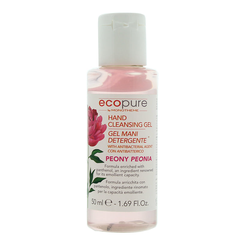 Monotheme Ecopure Peony Hand Cleansing Gel 50ml