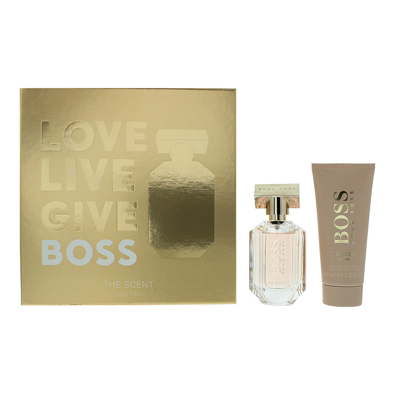 Hugo Boss The Scent For Her 2 Piece Gift Set: Eau de Parfum 50ml - Body Lotion 1