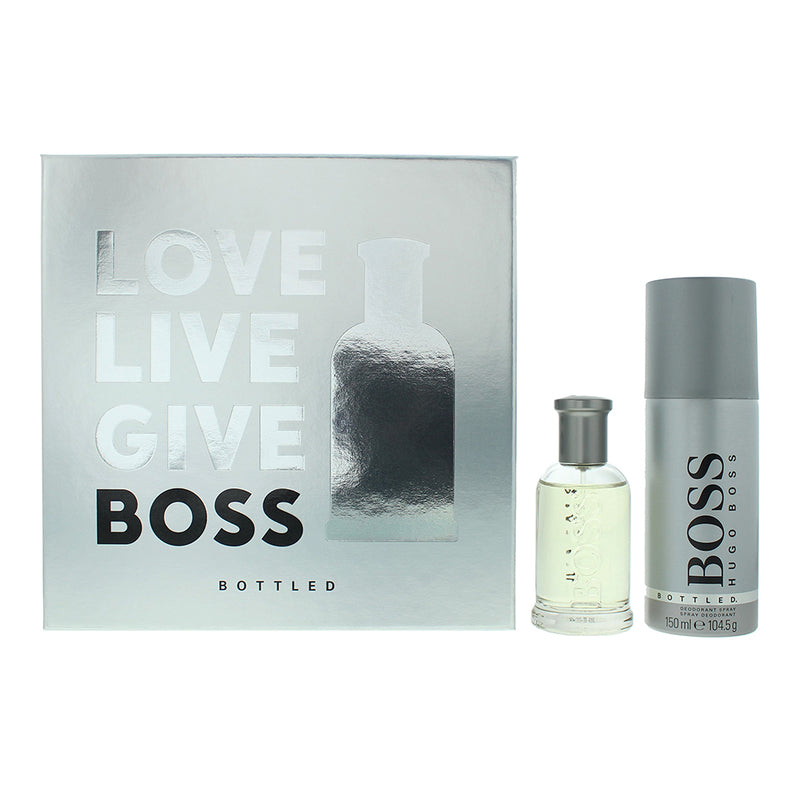 Hugo Boss Bottled Piece Gift Set: Eau de Toilette 50ml Deodorant S
