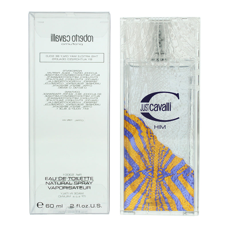 Roberto Cavalli Just Cavalli Him Eau de Toilette 60ml