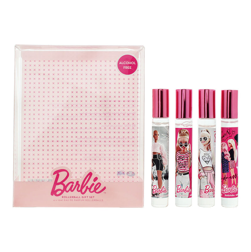 Disney Barbie Eau de Parfum Roller Ball 4 x 10ml