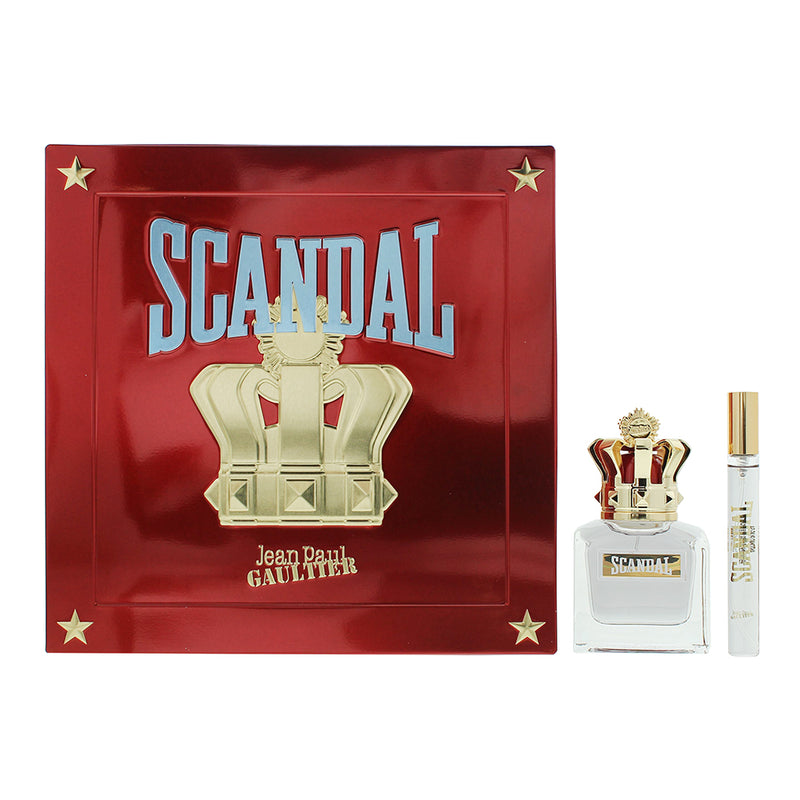 Jean Paul Gaultier Scandal Pour Homme 2 Piece Gift Set: Eau de Toilette 50ml - Eau de Toilette 10ml