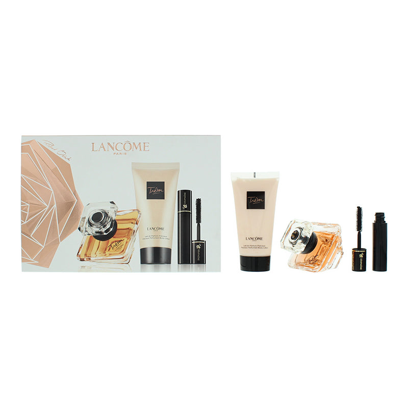 Lancôme Tresor 3 Piece Gift Set: Eau de Parfum 30ml - Body Lotion 50ml - Mascara 2ml