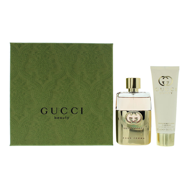 Gucci Guilty Pour Femme 2 Piece Gift Set: Eau de Parfum 50ml - Body Lotion 50ml