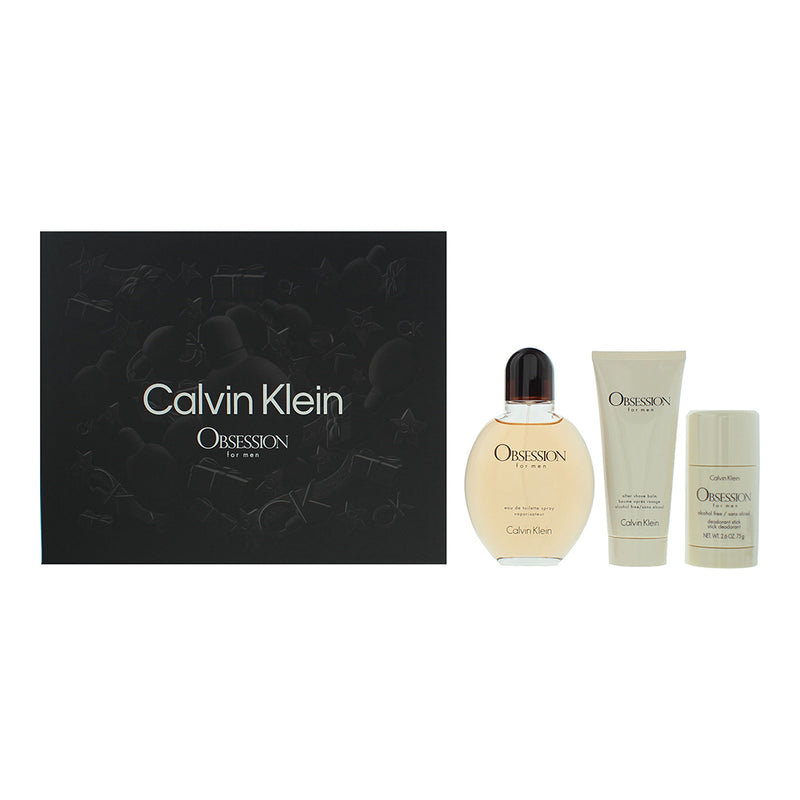 Calvin Klein Obsession For Men Piece Gift Set: Eau de Toilette 125ml