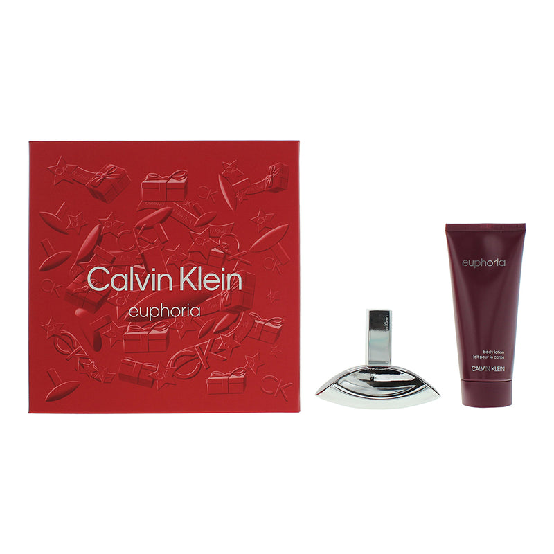 Calvin Klein Euphoria For Women 2 Piece Gift Set: Eau de Parfum 30ml - Body Loti