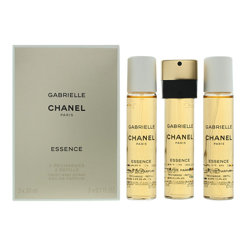 Chanel Gabrielle Essence Refill Eau De Parfum 3 x 20ml