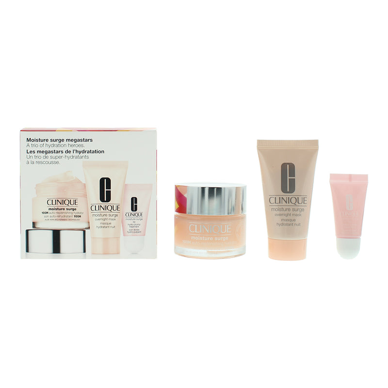 Clinique Moisture Surge 3 Piece Gift Set: Night Mask 30ml - Moisture Surge Auto-