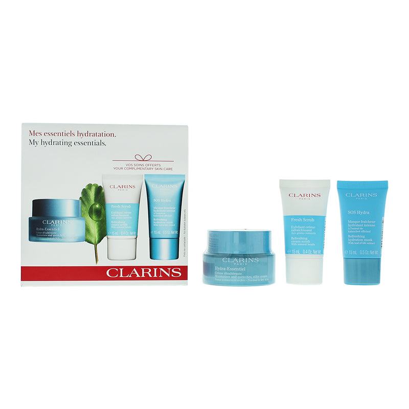 Clarins My Hydrating Essentials 3 Piece Gift Set: Hydra-Essentiel Day Cream 50ml