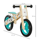 Kids Balance Bike 12inch - White