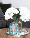 Homestead Candle 18oz Glass Jar Bubble Lid - Sea Shore