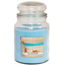 Homestead Candle 18oz Glass Jar Bubble Lid - Sea Shore