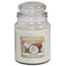 Homestead Candle 18oz Glass Jar Bubble Lid - Coconut