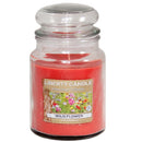 Homestead Candle 18oz Glass Jar Bubble Lid - Wild Flower