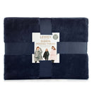 Lewis's Sherpa Fleece Lined Hooded Throw - 5 Colours