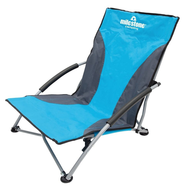 Milestone Folding Beach/Camping Chair - Blue