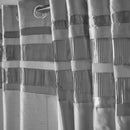 Denver Lined Eyelet Curtains - Silver