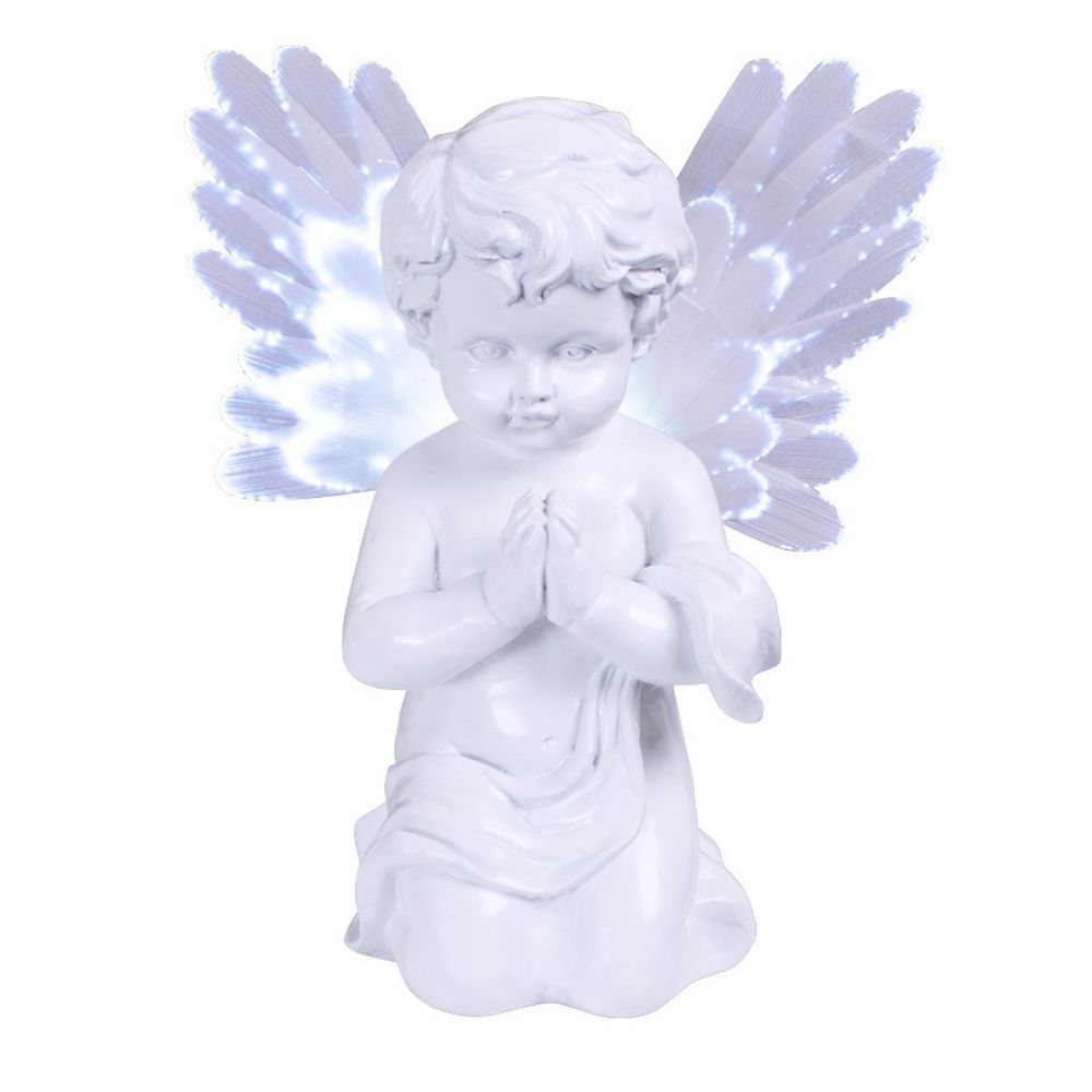 Felenny Luci solari da giardino impermeabili Angel Palo Luce Cambia Colore Decorativo Paesaggio Illuminazione LED Solar Powered Garden Light Decorazione per Outdoor Patio Yard Paesaggio Cimitero Tomba Felenny Luci solari da giardino impermeabili Angel Palo Luce Cambia Colore Decorativo Paesaggio Illuminazione LED Solar Powered Garden Light Decorazione per Outdoor Patio Yard Paesaggio Cimitero Tomba