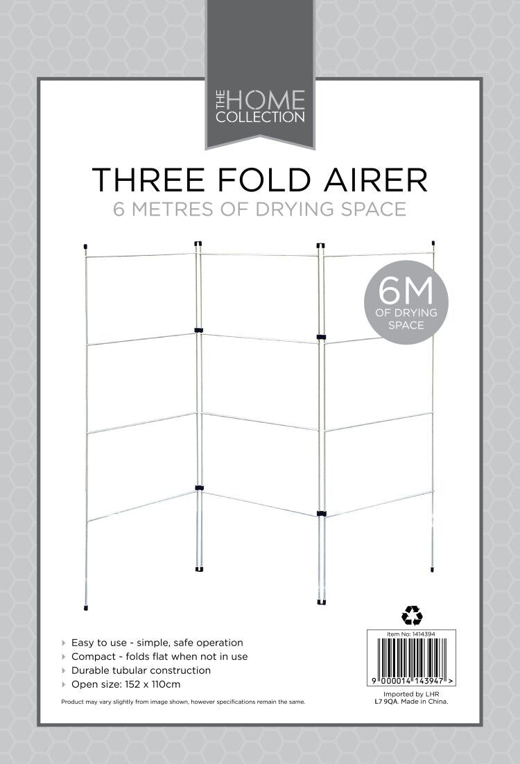 Lewis's Airer Folding - 3 Tier