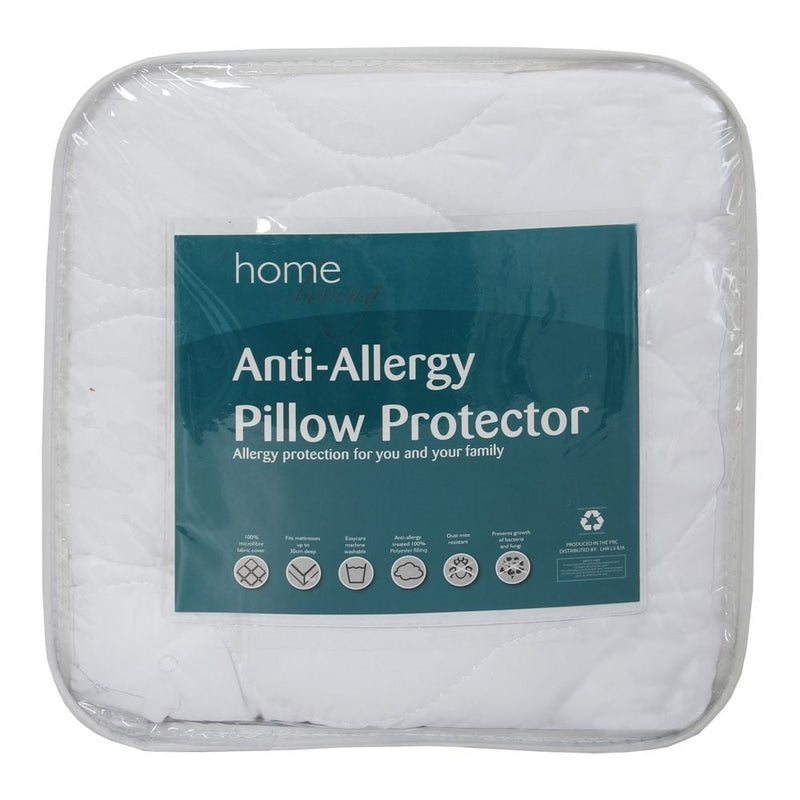 Lewis's Anti-Allergy Pillow Protector White