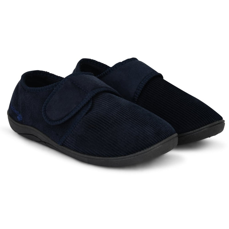 Mens Classic Charles Slippers - Navy