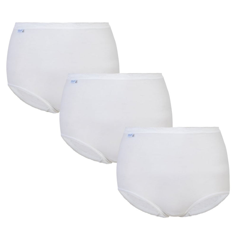 Sloggi 3 pack maxi briefs white